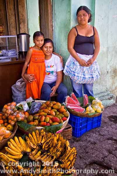 Family Shop at Market in EL Salvador